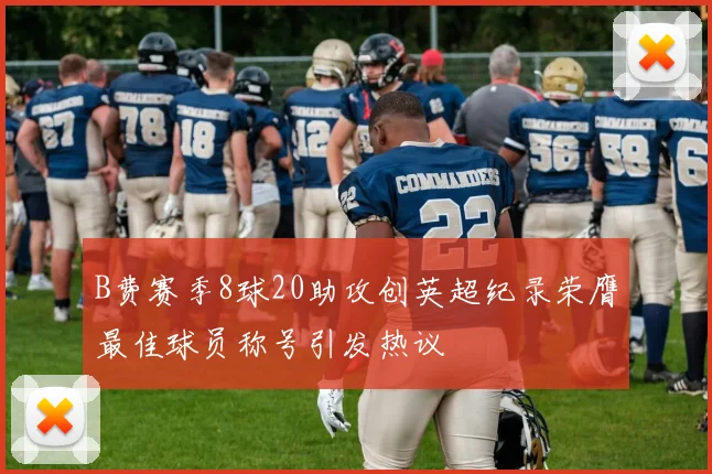 B费赛季8球20助攻创英超纪录荣膺最佳球员称号引发热议